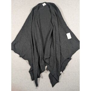 Melrose Market Women Sweater One Size Asymmetrical Open Front Relax Cardigan